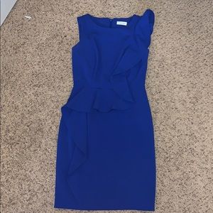 Blue Calvin Klein Cocktail Dress